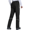 image:imagebaleaf Mens Winter Cycling Pant Water Resistant Fleece Windproof ThermalBlack White