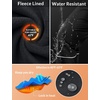 image:imagebaleaf Mens Winter Cycling Pant Water Resistant Fleece Windproof ThermalBlack White