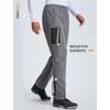 image:imagebaleaf Mens Winter Cycling Pant Water Resistant Fleece Windproof ThermalGrey