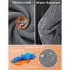 image:imagebaleaf Mens Winter Cycling Pant Water Resistant Fleece Windproof ThermalGrey