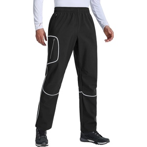 image:imagebaleaf Mens Winter Cycling Pant Water Resistant Fleece Windproof ThermalBlack White