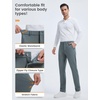 image:imagebaleaf Mens Fleece Lined Golf Pants 30 Warm Winter 4 Pockets Work Casual