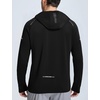 image:imagebaleaf Mens Fleece Running Hoodie Thermal Lightweight Hooded SweatshirtsBlack