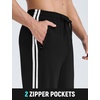 image:imagebaleaf Mens Track Pants Lightweight Athletic SweatpantsBlackwhite