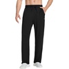 image:imagebaleaf Mens Track Pants Lightweight Athletic SweatpantsBlackwhite