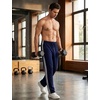 image:imagebaleaf Mens Track Pants Lightweight Athletic SweatpantsBluewhite