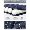 image:imagebaleaf Womens Plus Size Puffer Jacket Quilted with HoodNavy Blue