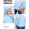 image:imagebaleaf Womens Quilted Jacket Lightweight for Winter RunningCool Blue