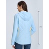 image:imagebaleaf Womens Quilted Jacket Lightweight for Winter RunningCool Blue