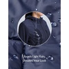 image:imagebaleaf Womens Quilted Jacket Lightweight for Winter RunningNavy Blue