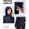 image:imagebaleaf Womens Quilted Jacket Lightweight for Winter RunningNavy Blue