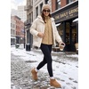 image:imagebaleaf Womens Reversible Quilted Puffer Vest Fleece LinedBrown