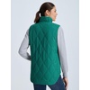image:imagebaleaf Womens Reversible Quilted Puffer Vest Fleece LinedGreen