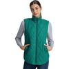 image:imagebaleaf Womens Reversible Quilted Puffer Vest Fleece LinedGreen