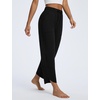image:imagebaleaf Womens Barrel Pants Petite Travel Casual Pants with PocketsBlack