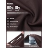 image:imagebaleaf Womens Barrel Pants Petite Travel Casual Pants with PocketsDark Brown