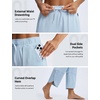 image:imagebaleaf Womens Barrel Pants Petite Travel Casual Pants with PocketsSteel Blue