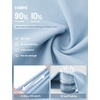 image:imagebaleaf Womens Barrel Pants Petite Travel Casual Pants with PocketsSteel Blue