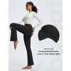 image:imagebaleaf Womens Fleece Lined Leggings with 4 Pockets Thermal Insulated PantsBlack