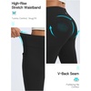 image:imagebaleaf Womens Fleece Lined Leggings with 4 Pockets Thermal Insulated PantsBlack