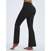 image:imagebaleaf Womens Fleece Lined Leggings with 4 Pockets Thermal Insulated PantsBlack
