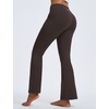 image:imagebaleaf Womens Fleece Lined Leggings with 4 Pockets Thermal Insulated PantsDark Brown