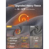 image:imagebaleaf Womens Fleece Lined Leggings with 4 Pockets Thermal Insulated PantsDark Gray