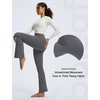 image:imagebaleaf Womens Fleece Lined Leggings with 4 Pockets Thermal Insulated PantsDark Gray