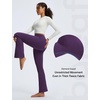 image:imagebaleaf Womens Fleece Lined Leggings with 4 Pockets Thermal Insulated PantsDark Purple