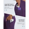 image:imagebaleaf Womens Fleece Lined Leggings with 4 Pockets Thermal Insulated PantsDark Purple
