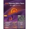 image:imagebaleaf Womens Fleece Lined Leggings with 4 Pockets Thermal Insulated PantsDark Purple