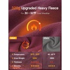 image:imagebaleaf Womens Fleece Lined Leggings with 4 Pockets Thermal Insulated PantsWine Red