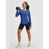 image:imagebaleaf Womens UPF 50 Sun Shirt Long Sleeve V Neck Outdoor  Lightweight UV Protection Quick Dry Breathable Moisture Wicking Ideal for Hiking Running Gym and Daily ActivitiesRoyal Blue