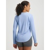 image:imagebaleaf Womens UPF 50 Sun Shirt Long Sleeve V Neck Outdoor  Lightweight UV Protection Quick Dry Breathable Moisture Wicking Ideal for Hiking Running Gym and Daily ActivitiesLight Blue