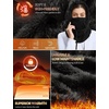 image:imagebaleaf Cold Weather Ski Mask for Women Sherpa Hood BalaclavaBlack