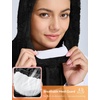image:imagebaleaf Cold Weather Ski Mask for Women Sherpa Hood BalaclavaBlack