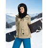 image:imagebaleaf Cold Weather Ski Mask for Women Sherpa Hood BalaclavaBlack