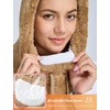 image:imagebaleaf Cold Weather Ski Mask for Women Sherpa Hood BalaclavaBrown