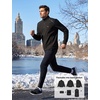 image:imagebaleaf Mens Cycling Jacket Winter Running Water Resistant PackableBlack