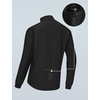 image:imagebaleaf Mens Cycling Jacket Winter Running Water Resistant PackableBlack