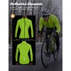 image:imagebaleaf Mens Cycling Jacket Winter Running Water Resistant PackableFluorescent Green