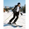 image:imagebaleaf Waterproof Snow Pants Womens Insulated Ski BibsBlack