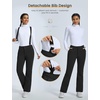 image:imagebaleaf Waterproof Snow Pants Womens Insulated Ski BibsBlack