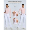 image:imagebaleaf Waterproof Snow Pants Womens Insulated Ski BibsWhite