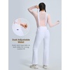 image:imagebaleaf Waterproof Snow Pants Womens Insulated Ski BibsWhite