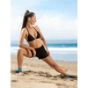 image:imagebaleaf Womens 4 High Waisted Swim Shorts with Zipper PocketsBlack