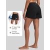 image:imagebaleaf Womens 4 High Waisted Swim Shorts with Zipper PocketsBlack
