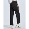 image:imagebaleaf Womens Fleece Lined Pants Water Resistant Thermal Warm Pants WinterBlack