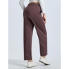 image:imagebaleaf Womens Fleece Lined Pants Water Resistant Thermal Warm Pants WinterDark Brown