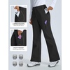 image:imagebaleaf Womens Snow Softshell Pants for Winter SkiingBlack